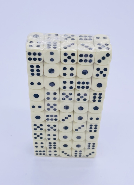 100 ШТ 11ММ Кости игральные/ игральные кости/ кубики игральные ...