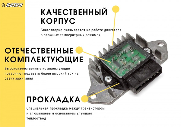 Коммутатор для ВАЗ LADA 2108 "АСТРО" / 96.3734 - Астро арт. 963734 ...