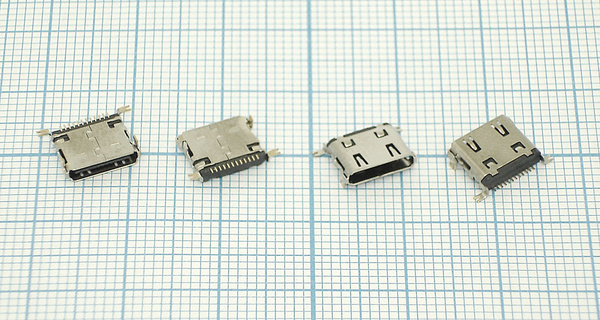 Разъем питания (гнездо зарядки) MicroUSB для планшета, тип USB 17 ...