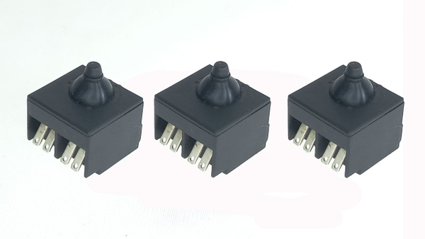 Кнопка для болгарки УШМ, 8A 250V, 3 штуки - купить по выгодной цене в ...