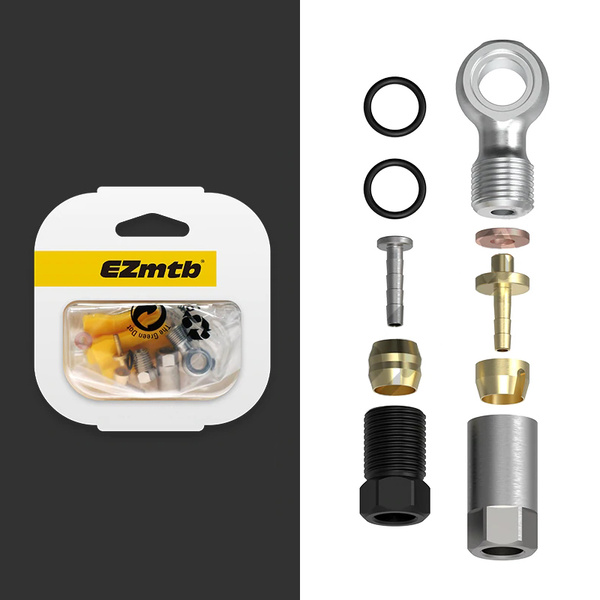 Ремкомплект гидролинии EZmtb для тормозов Shimano BH90 Banjo connector ...