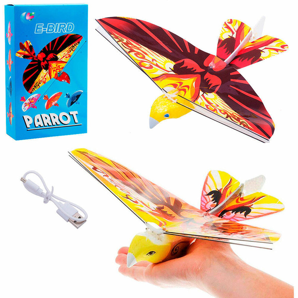 Летающая птица E-BIRD PARROT от USB/Детская игрушка E-bird parrot ...