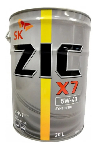 Масло моторное ZIC 5W-40 Синтетическое - купить в интернет-магазине ...