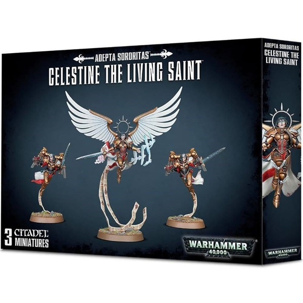 Figurine Warhammer 40K Celestine The Living Saint, Peinte Et Assemblée