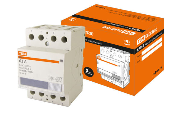 Контактор TDM Electric 63А 4P - купить с доставкой по выгодным ценам в ...