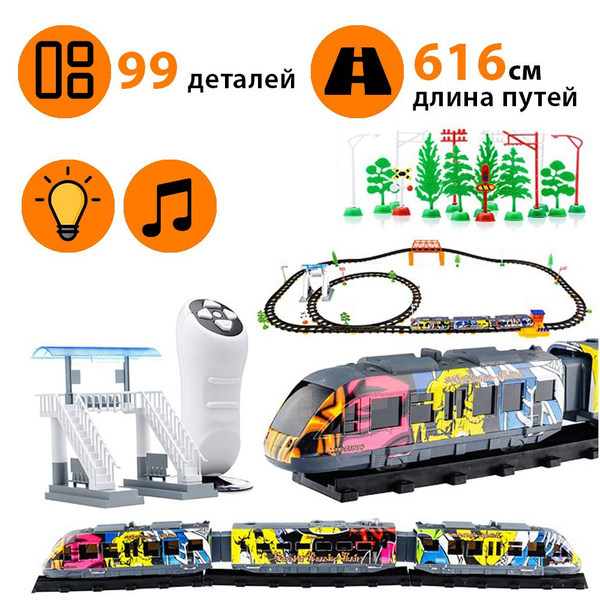 Детская железная дорога на радио управлении / Железная дорога на пульте ...