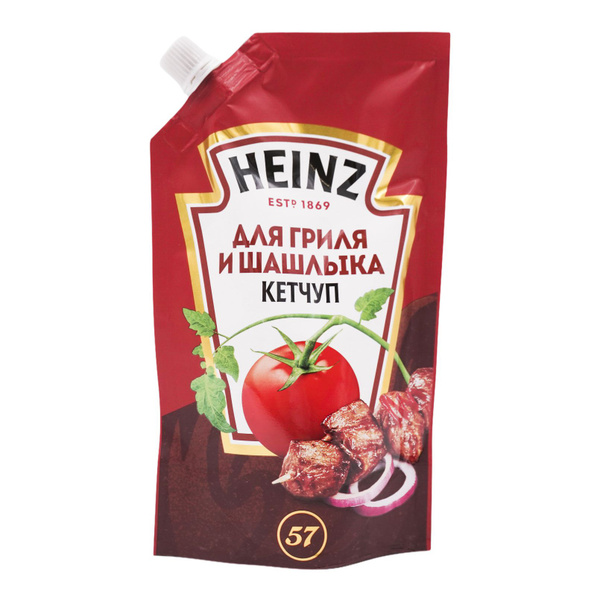 Кетчуп Heinz для гриля и шашлыка 320 г - купить с доставкой по выгодным ...