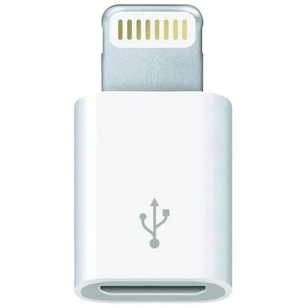 Адаптер, переходник Lightning - Micro USB (OTG) белый: универсальное ...