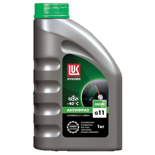 Антифриз ЛУКОЙЛ (LUKOIL) G11 Green готовый -40C зеленый купить по ...