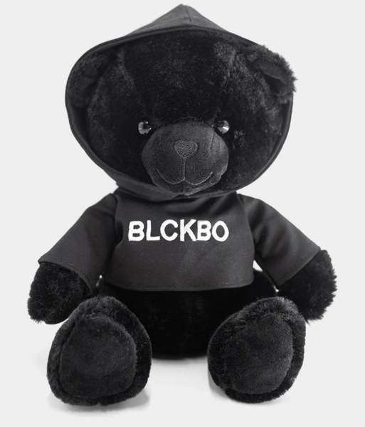Мягкая игрушка плюшевый мишка BLCKBO 30 см Черный Медведь Блэкбо ...