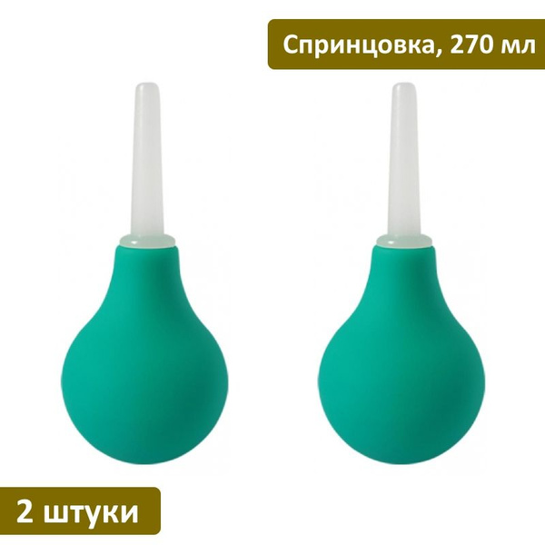Спринцовка ВиталФарм №9Б пластизоль 270 мл, с твердым наконечником, 2 ...