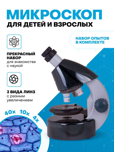 Характеристики Микроскоп детский Levenhuk LabZZ M101 для школы с ...