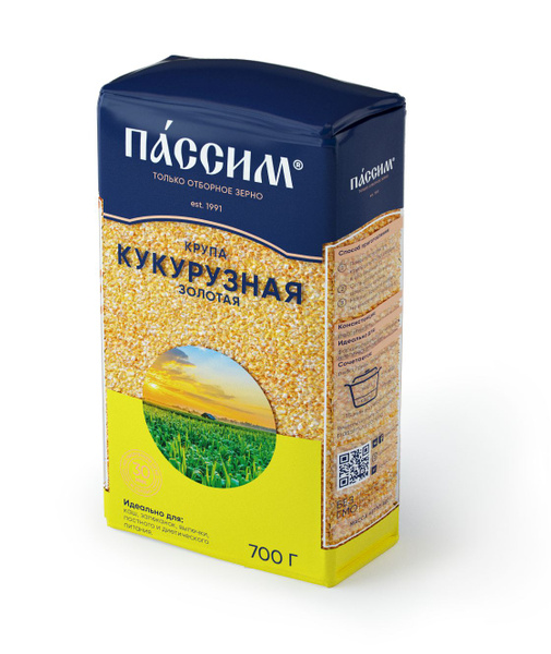 Крупа кукурузная Золотая отборная ПАССИМ, 700 г - купить с доставкой по ...