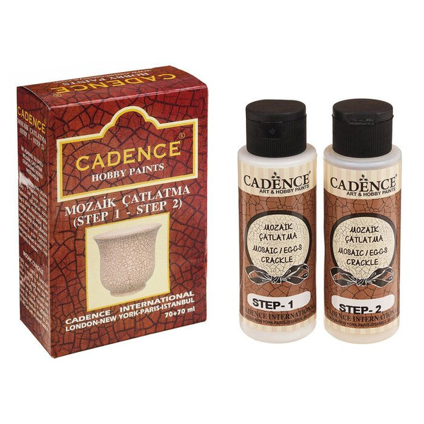 Набор лаков для двухшагового кракелюра Cadence Mosaic/Eggs Crackle, 70 ...