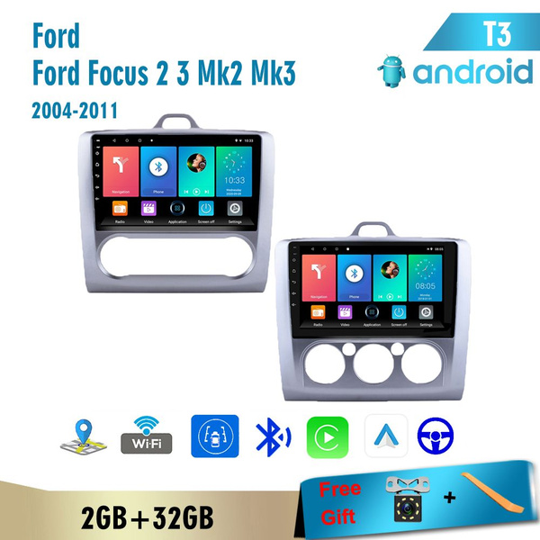 Автомагнитола 2 дин Андроид,2+32Гб,Форд Фокус/Ford Focus EXI MT 2 3 Mk2 ...