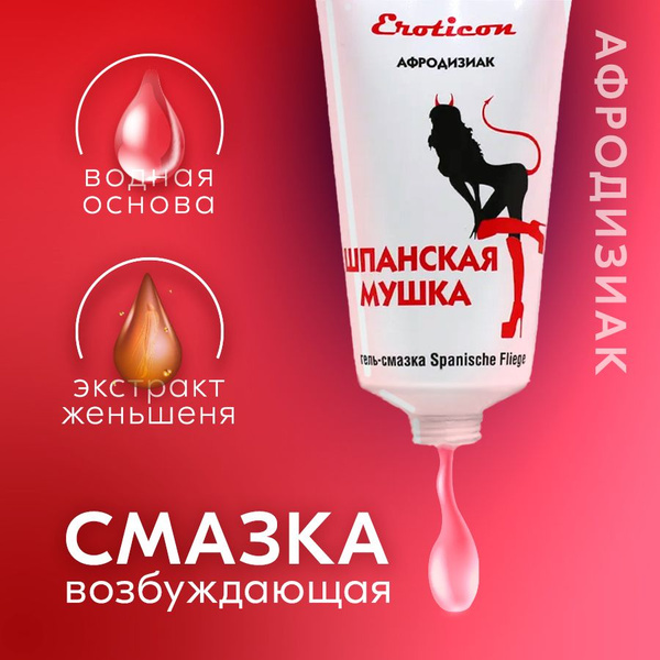 Интимная возбуждающая гель смазка на водной основе "Шпанская Мушка" для ...