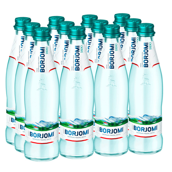 Borjomi Вода Минеральная Газированная 330мл. 12шт - купить с доставкой ...