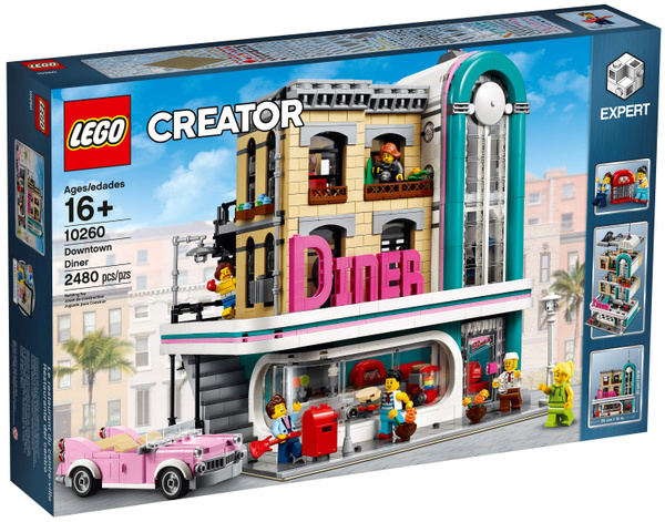 LEGO Creator Expert Downtown Diner 2480 16 10260 OZON 1427476571