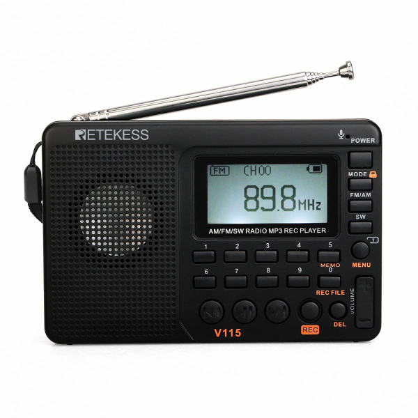 Рация retekess v115 радио fm am sw портативные радиоприемники ...