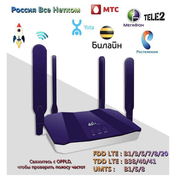 Роутер MOCYPENG Wi-Fi Беспроводной R8C, 4G модем.В сотрудничестве со ...