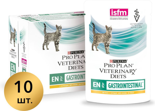 Влажный корм для кошек Pro Plan Veterinary Diets EN Gastrointestinal ...