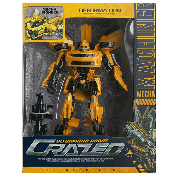 Робот-трансформер БамблБи / BUMBLEBEE / Жёлтый робот-машинка 2 в 1 / 25 ...