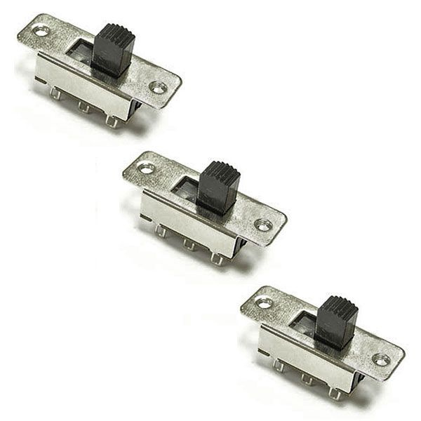 3 шт. KBB70-2P3W on-off-on движковый переключатель на 3 положения ...