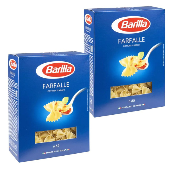 Макароны Barilla Farfalle n.65 400г - 2 шт - купить с доставкой по ...
