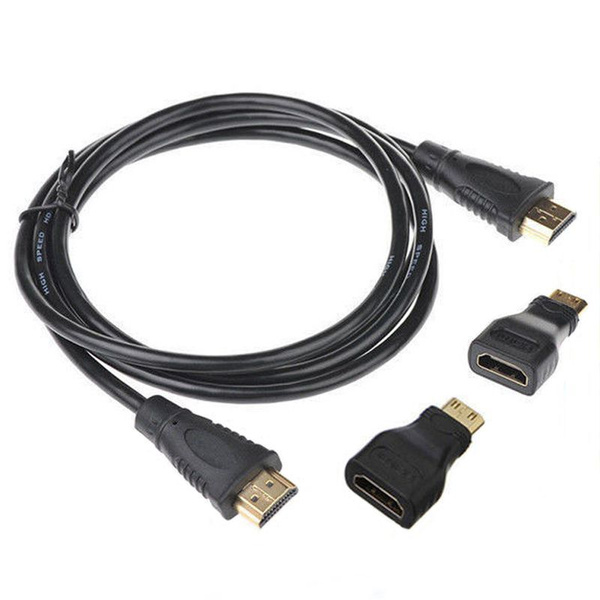 Кабель Опмир Кабель HDMI 3в1 - mini HDMI/micro HDMI, 1.5 метра - купить ...