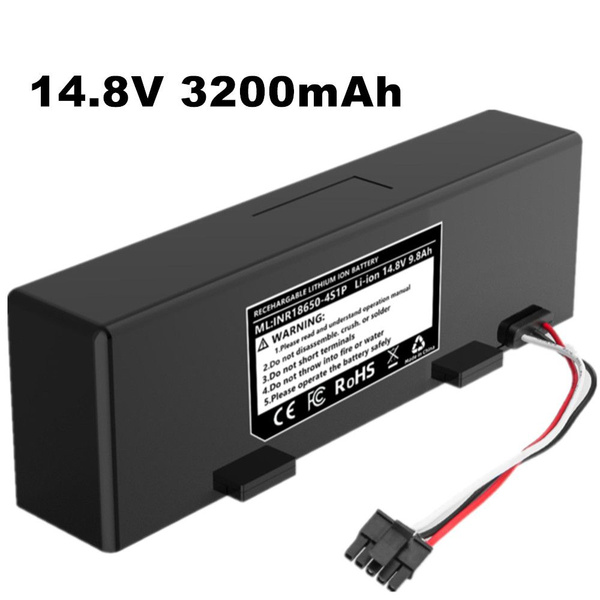 Batteria Ricaricabile Per Robot Aspirapolvere VIOMI V3 V2 Pro – 14.8V 3200mAh – Compatibile Con VRVCLMB21B MVVC01-JG - 4