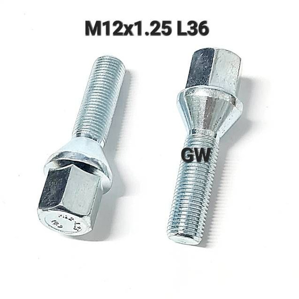 Болт колесный М12 х 1,25, 10 шт. купить по выгодной цене в интернет ...