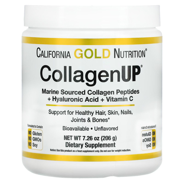 Коллаген морской гидролизованный California Gold Nutrition CollagenUP ...