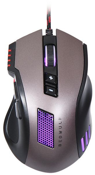 Игровая мышь проводная OKLICK 805G V2 BEOWULF / 393122, серебристый ...