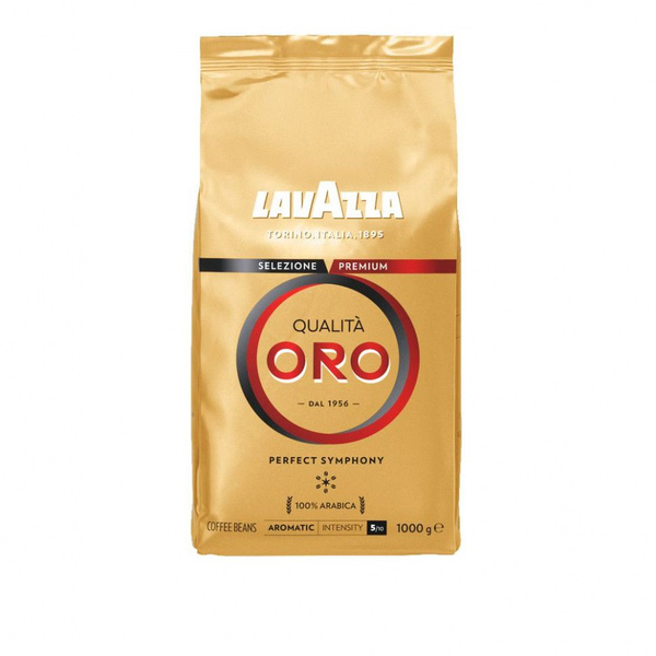 Кофе в зернах Lavazza Qualita oro 1 кг - купить с доставкой по выгодным ...