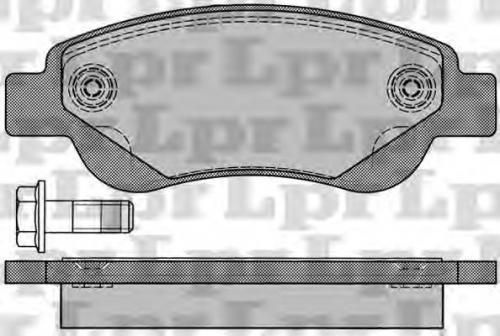 1235. LPR 05p 634. LPR 05p1472. Тормозные колодки т5 передние LPR. Sp1235