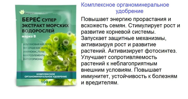 Берес Супер экстракт морских водорослей марка В, 1 упаковка-100 гр ...