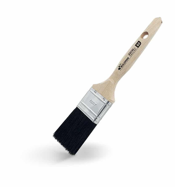 Кисть 70х15/64мм для эмали и лака EXCEL S.60 черная щетина, пластиковая ...