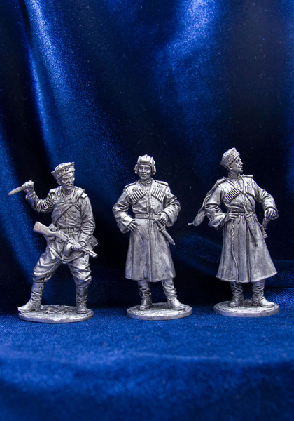 Набор оловянных солдатиков Советские солдаты №11, 3шт - купить по ...