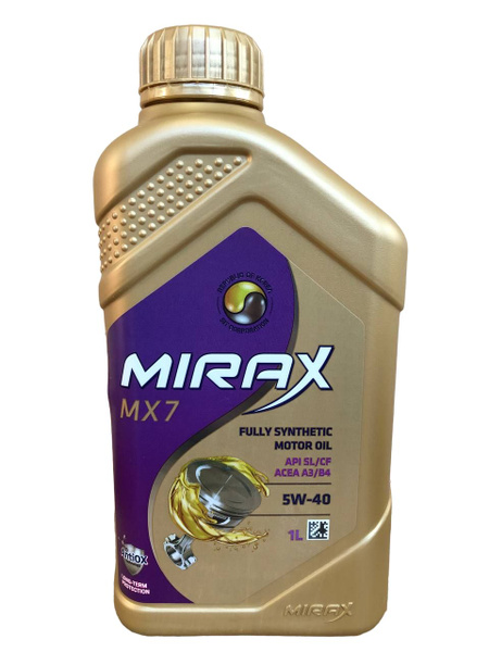Масло моторное MIRAX 5W-40 Синтетическое - купить в интернет-магазине ...