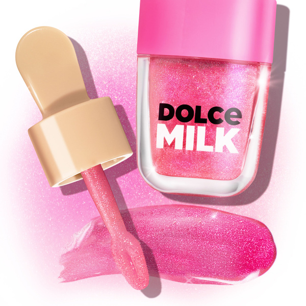 Dolce Milk, Блеск для губ, Gelato, полупрозрачный, Ягодный бум, Дольче ...