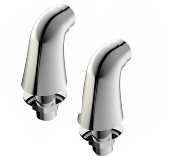 BA200AA Уголок для смесителя ванна/душ для установки на бортик (2 шт/кт ...