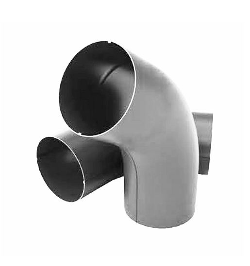 Колено трубы водосточной металлическое 60 градусов D 90 мм., OSNO, RAL ...