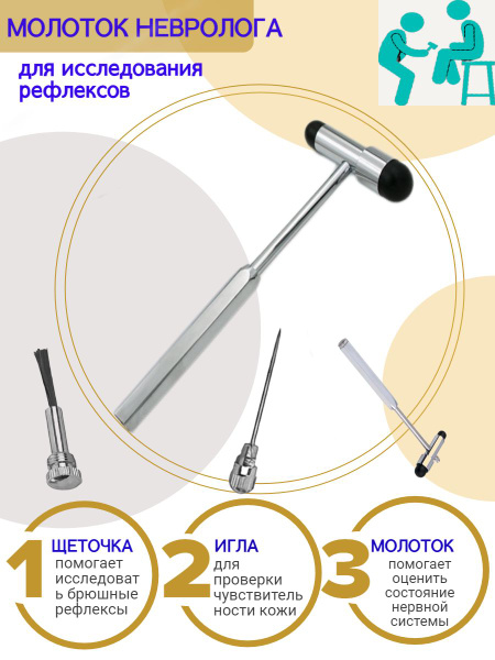 Молоток неврологический. Набор инструментов для исследования ...