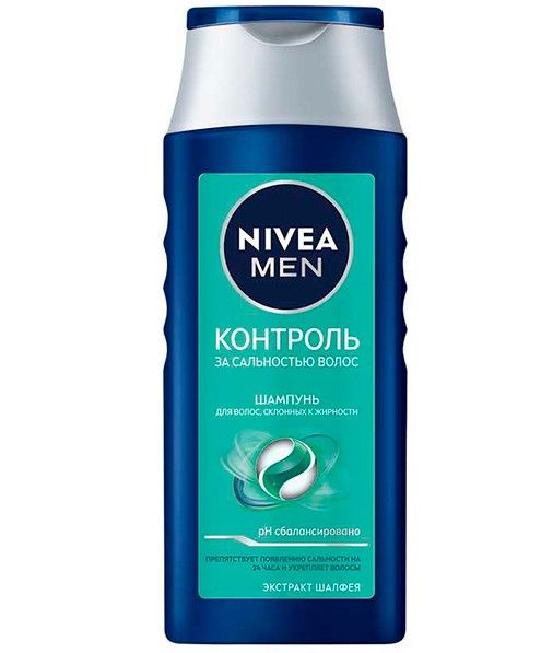 Nivea Шампунь Nivea Men Контроль за жирностью волос, 250 мл - купить с ...