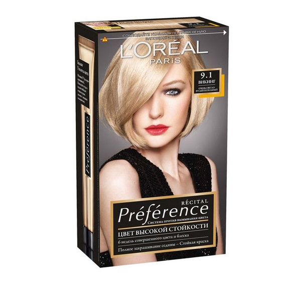 L'Oreal Paris Преферанс краска для волос Викинг, оттенок 9.1/Z очень ...