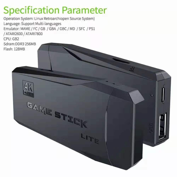 Игровая консоль / Game Stick Lite 4K HD / 64 гигабайта. - купить с ...