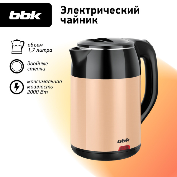 Купить электрический чайник BBK EK1709P, Металл по низкой цене: отзывы ...
