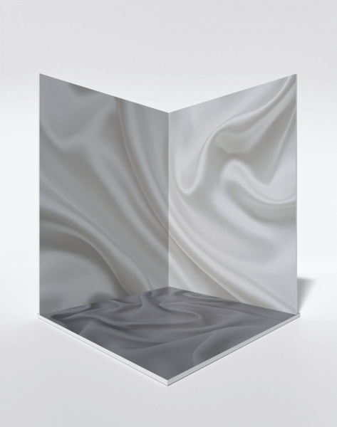 Фотофон угловой для предметной съемки/ фотобокс 3D из ПВХ 4 мм (толщина ...