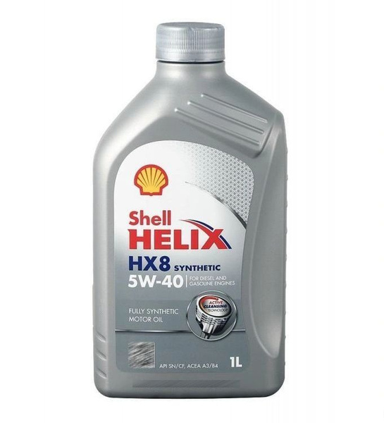 Масло моторное Shell HELIX HX8 SYNTHETIC 5W-40 Синтетическое - купить в ...