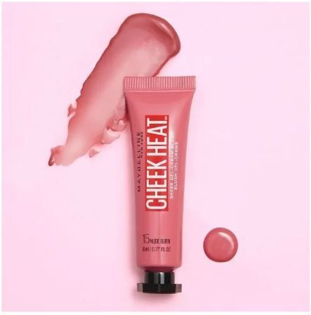 Maybelline New York Cheek Heat Румяна, тон 15 nude burn - купить с ...